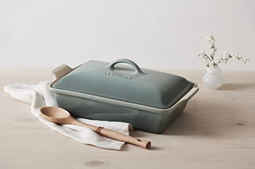 Stoneware Covered Rectangular Casserole (Sea Salt)