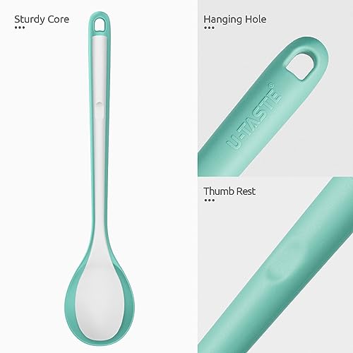 Silicone Spoons Set of 2 (Aqua Sky)