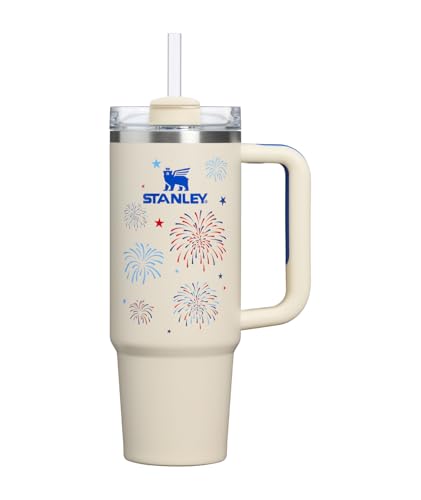 Quencher H2.0 Flow State Tumbler (30 Ounces / Cream Royal Fireworks)