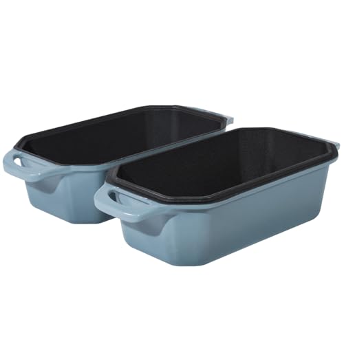 Bread Pan Cast Iron Loaf Pan with Lid Bread Loaf Pan 8.5x4.5 Inch Loaf Pan Enameled Cast Iron Sourdough Loaf Pan