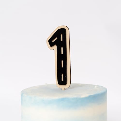 Race Car 1st Birthday Cake Topper