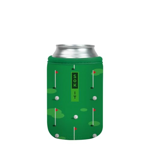 CanSok Sleeve for Beer & Soda Insulated Neoprene Cover (Golf / 12oz Can Sleeve)