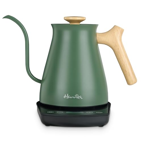 Gooseneck Electric Kettle (Green / 0.8 Quarts)