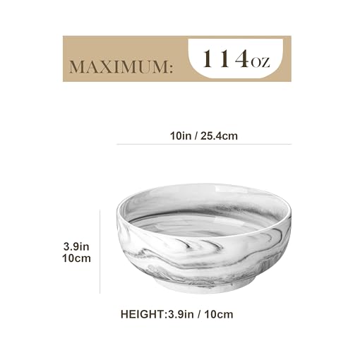 Large Serving Bowls (Marble Grey / 114 OZ (Set of 2))