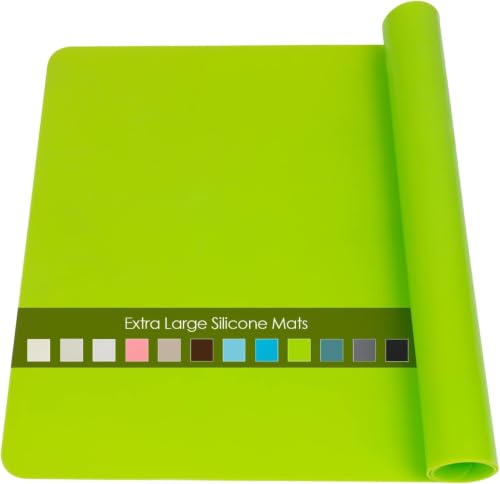 Extra Large Silicone Mat (06-green / 27.6"L x 16"W)