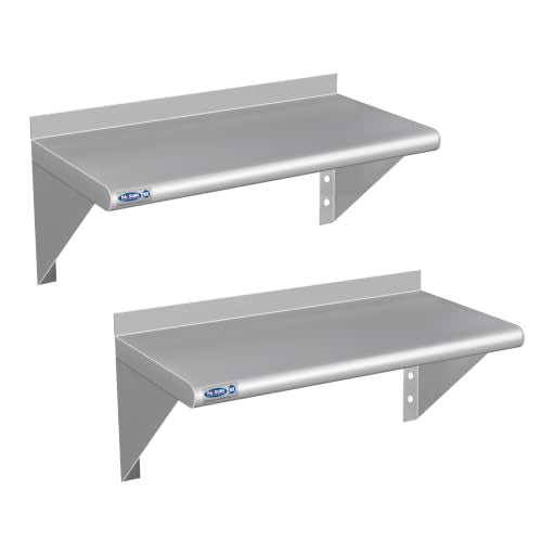 HARDURA Stainless Steel Shelf 12" X 24" (12" x 24"-2 PACKS)