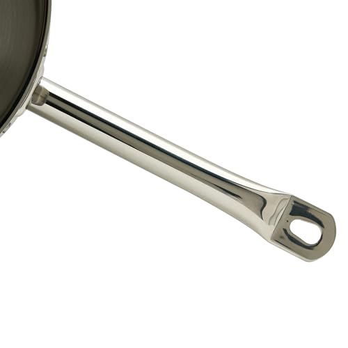 6 qt Stainless Steel Sauce pan with Cover (6 Quarts)