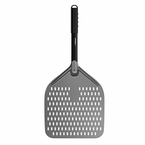 12 x 15 Inch Rectangular Aluminum Pizza Peel (12" - 26 inch overall)