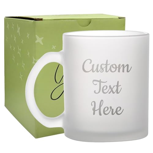 Personalized Coffee Mug (Custom Text / Frosted Mug)
