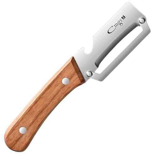 Vegetable Peeler Wooden Handle Sharp Stainless Steel Blade for Fruit