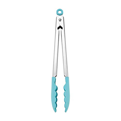 Silicone Tipped Stainless Steel Tongs
