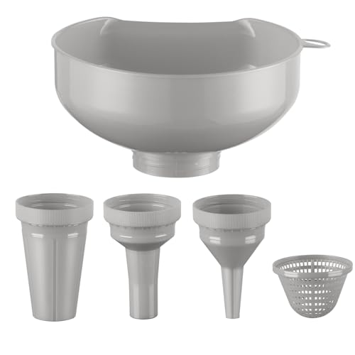 Wide Mouth Versatile Funnel for Kitchen Use for Filling Bottles