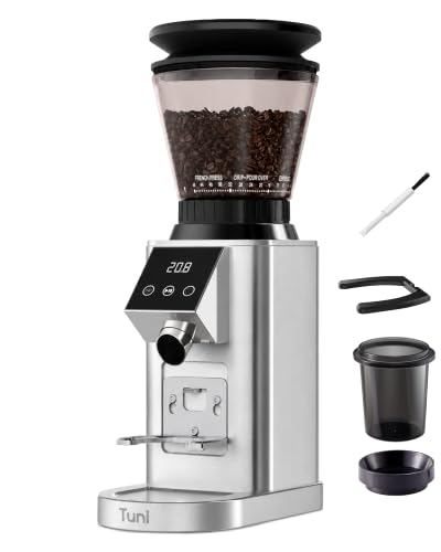 G1 Conical Burr Coffee Grinder with 48 Grind Settings (Silver)