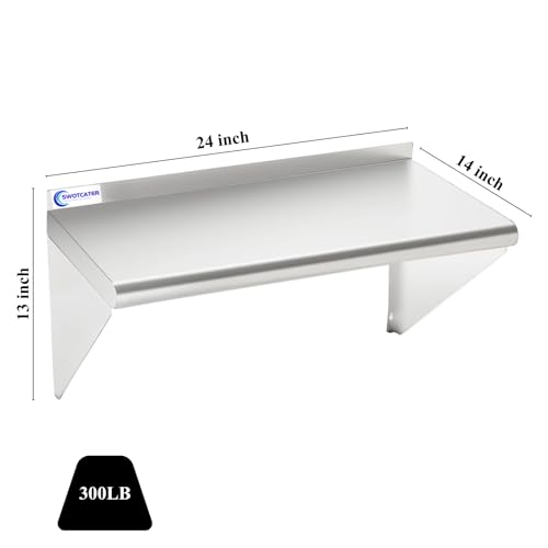 Stainless Steel Shelf 2 Pack 14"x24" (2 Piece Set / 14"x24")