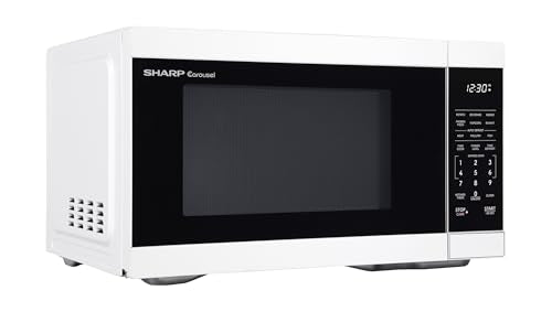 SMC1161KW 1.1 cu. ft. 1000W White Countertop Microwave Oven (White)