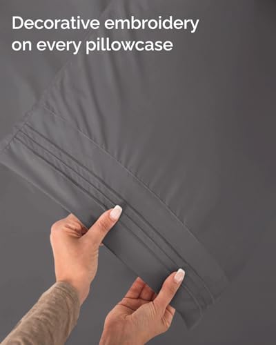 Twin Size 3 Piece Sheet Set (06 - Dark Grey / Twin)