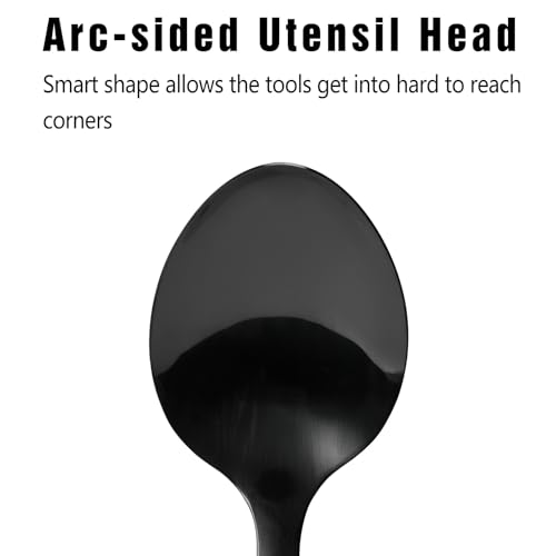 Stainless Steel Cooking Spoon (Z-Black Spoon)