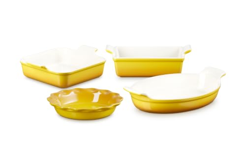 Stoneware 4 PC Heritage Bakeware Set (Nectar)