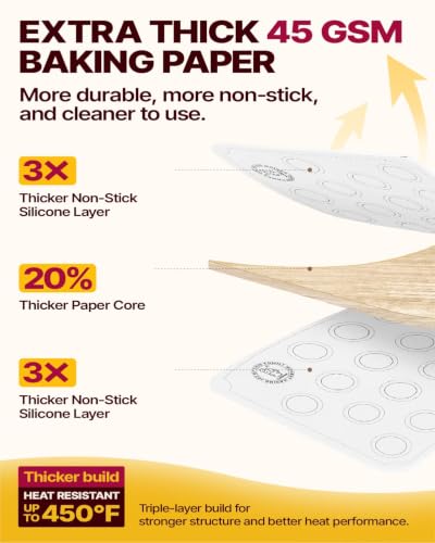 12x16 Inch Macaron Parchment Paper Sheets 100PCS