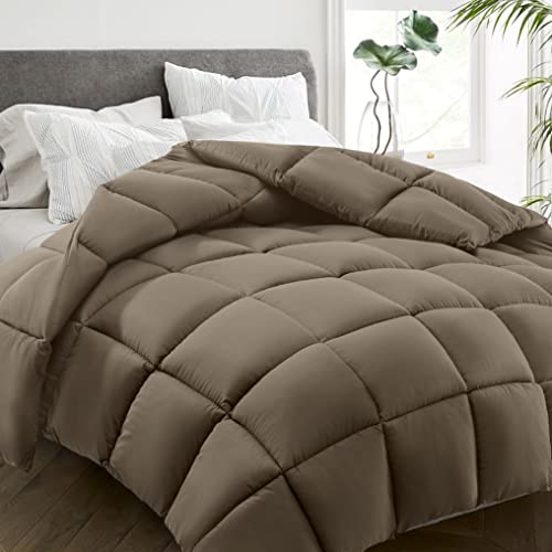 All Season King Size Bed Comforter (Taupe / King（90*102）)
