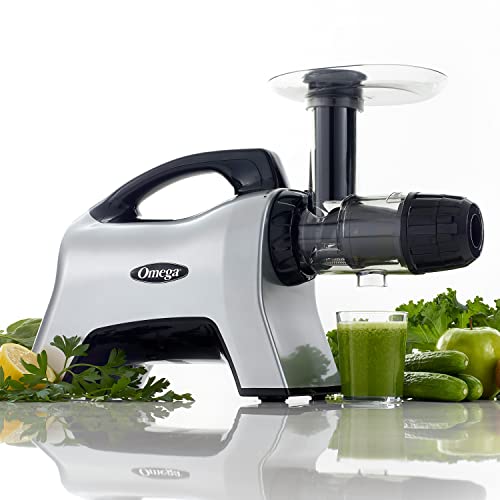 Juicer NC1000HDS Juice Extractor and Nutrition System Slow Masticating BPA (Silver)