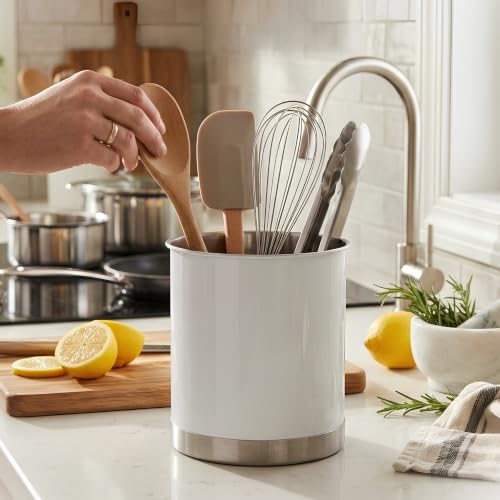 7" Extra Large Utensil Holder (White / Extra Large)