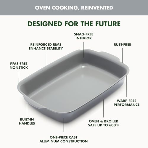Premiere Ovenware Healthy Ceramic Nonstick 4 Piece Bakeware Set
