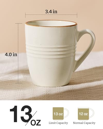 Jupiter Coffee Mugs Set of 8 (8pcs / Jupiter-Vanilla White)