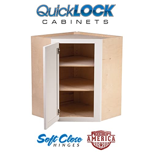 Quicklock RTA (12"D x 24"W x 42"H Corner / Pure White)
