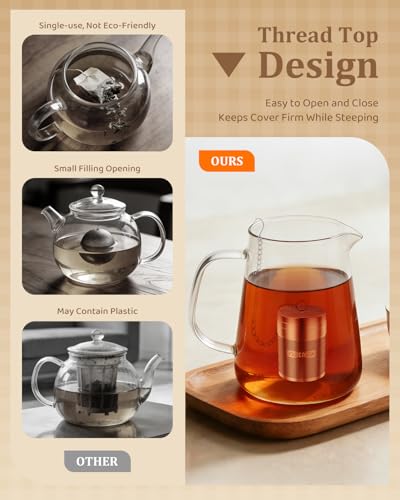 2 Pack Large Tea Infusers (Medium×2 / Plain)