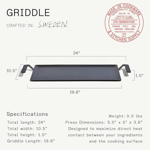 Cookware Carbon Steel Griddle