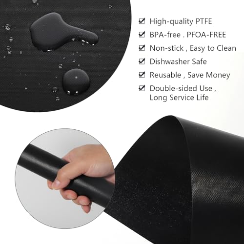 Air Fryer Oven Liners and Mesh Grill Mats Compatible with Ninja Foodi SP101 SP201 SP301