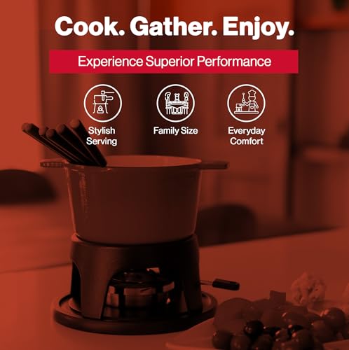 Sierra Cast Iron Fondue Set