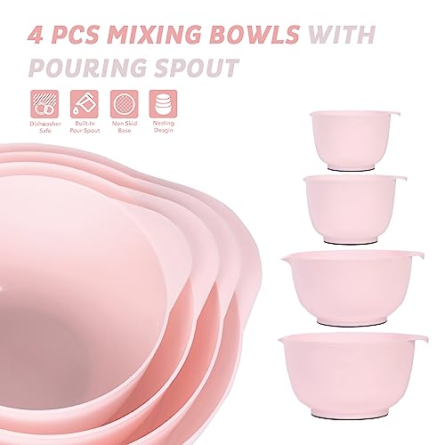 Mixing Bowls Set of 4 (Pink)