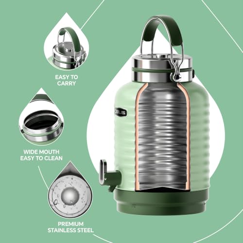 Insulated Beverage Dispenser 1.4gal (Ivy Green for Party Time / 1,4gal)