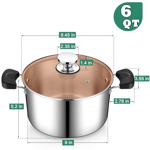 6 Qt Stockpot with Lid
