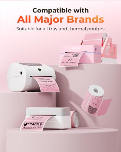 4x2 Thermal Labels (Pink / 4x2")