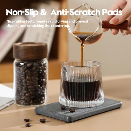 3PCS Water Absorbing Soap Dish Sponge Holder (3 Pack - Charcoal Gray / 9" x 3.5")