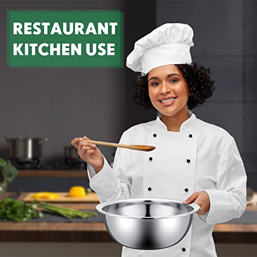 12 Pcs Stainless Steel Mixing Bowls Bulk (12 Count)