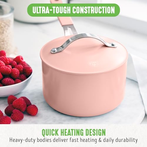 2 Quart Nonstick Saucepan with Lid
