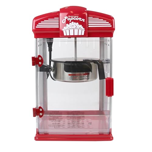 Stir Crazy Movie Theater Popcorn Popper (Red)