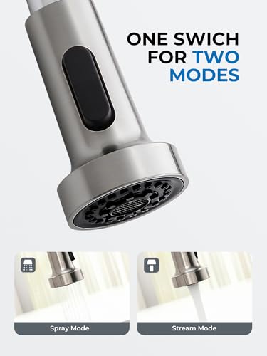 Pull Out Kitchen Faucet (Brushed Nickel)