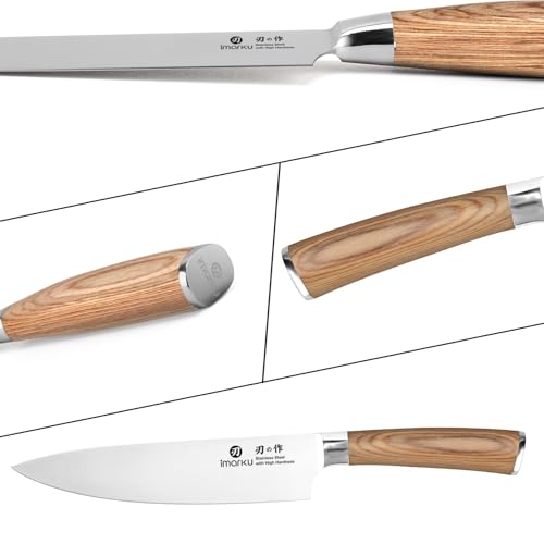 8 Inch Japanese SUS440A High Carbon Gyutou Chef Knife (Golden)