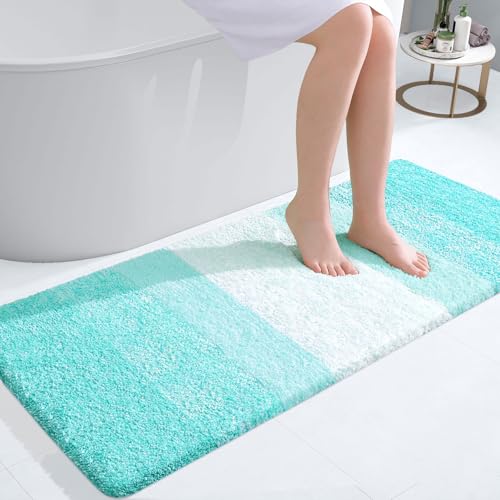 Bathroom Runner Rug 47x20 (47" X 20" / Teal)