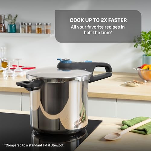 Secure Trendy Stainless Steel Pressure Cooker (Pressure Cooker / 8.5 Quarts)