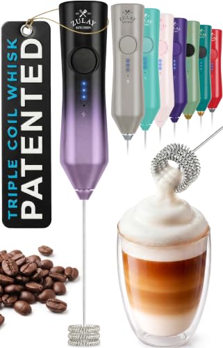 Rechargeable Milk Frother Handheld (ZK Dynamic Tornado Galaxy / Rechargeable Z1 Motor Max)