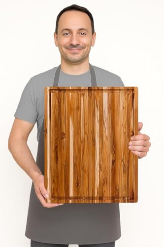 Carving Board with Juice Groove (Cutting Board Only / Extra Large (24 inch x 18 inch x 1.5 inch))