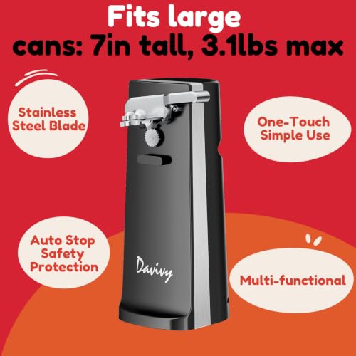 Electric Can Opener (Black)