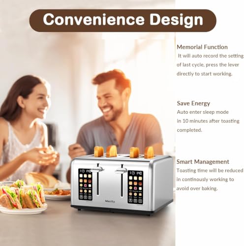 4 Slice Toaster with Touch Screen Control