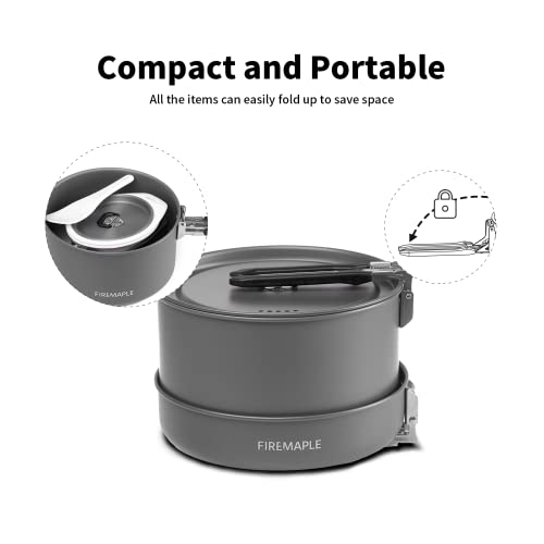 Feast 4 Outdoor Camping Cookware (Feast4-black)